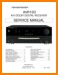 Harmon Kardon AVR-120 Amp Receiver Main Technical Manual - PDF & Tech Help* | English